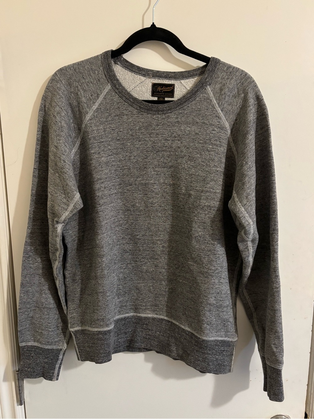 Vintage-Inspired Gray Crewneck Sweatshirt